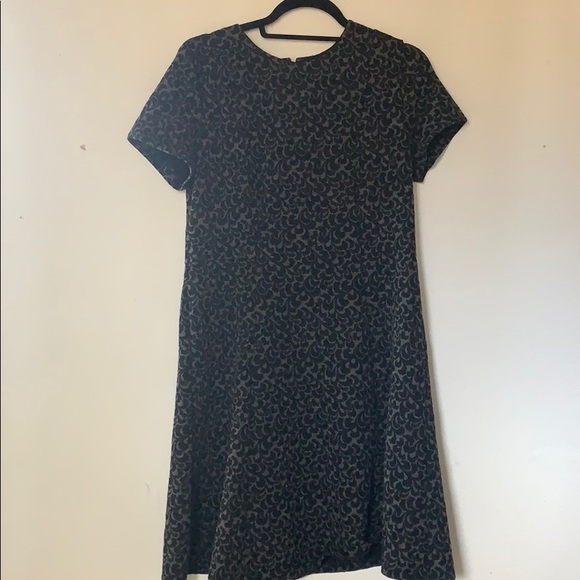 LOFT Dresses Loft Black And Gray Knit Dress Size Poshmark